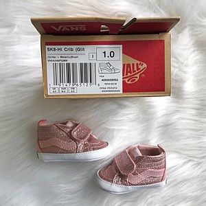 Vans Infant Glitter Metallic Blush